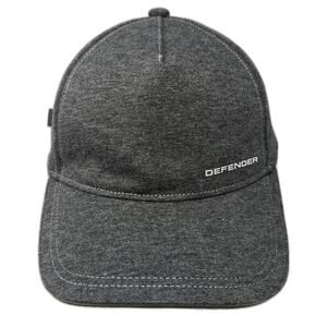 Land Rover Defender 5 Panel Gray One Size Strapback Hat Contrast Stitching